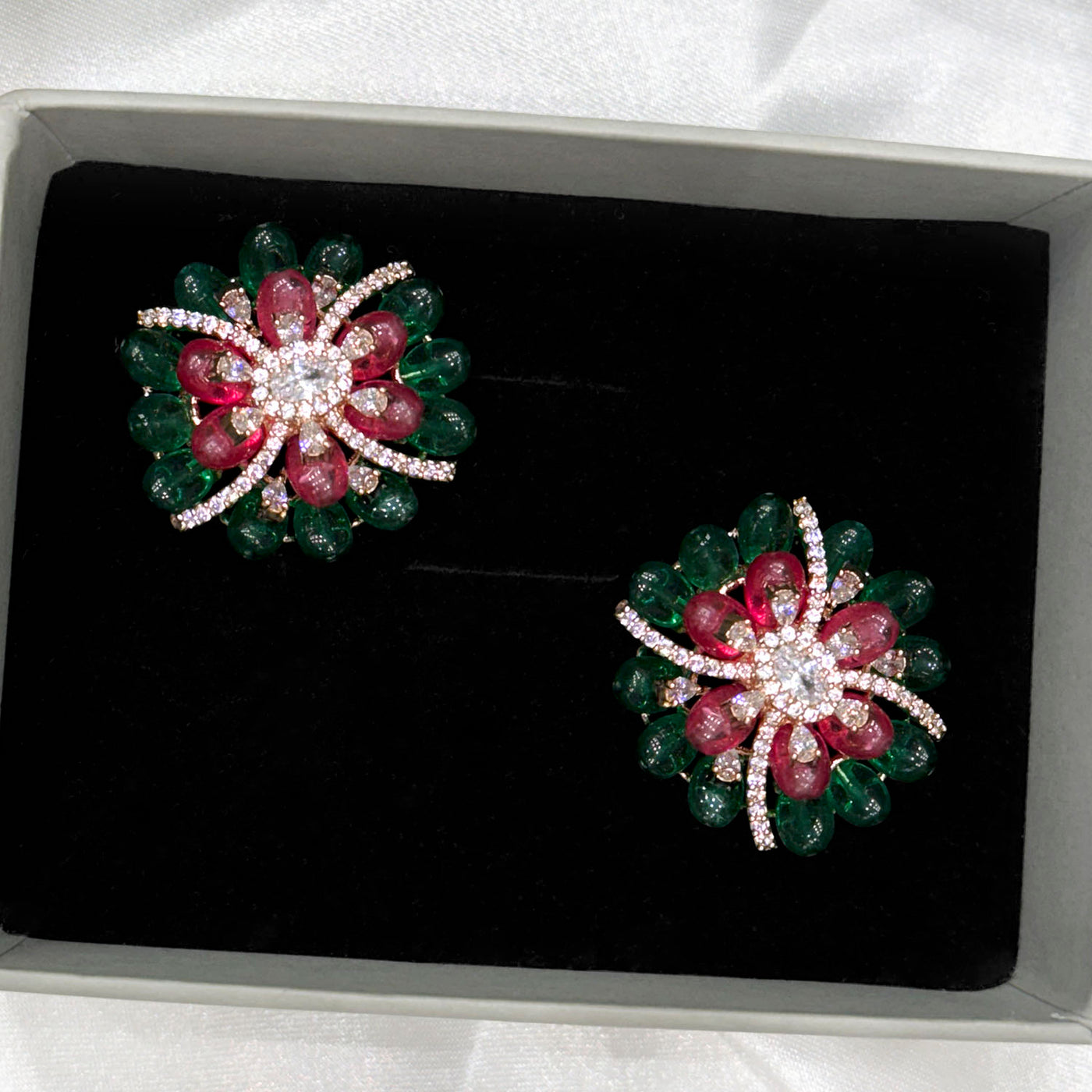 Emerald Ruby Spider Sparkle