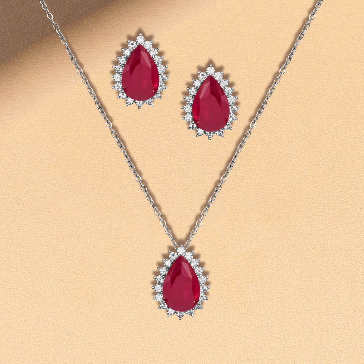 Dewdrop Pendant Set