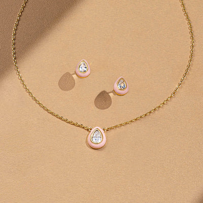 Enamel Pendant Set