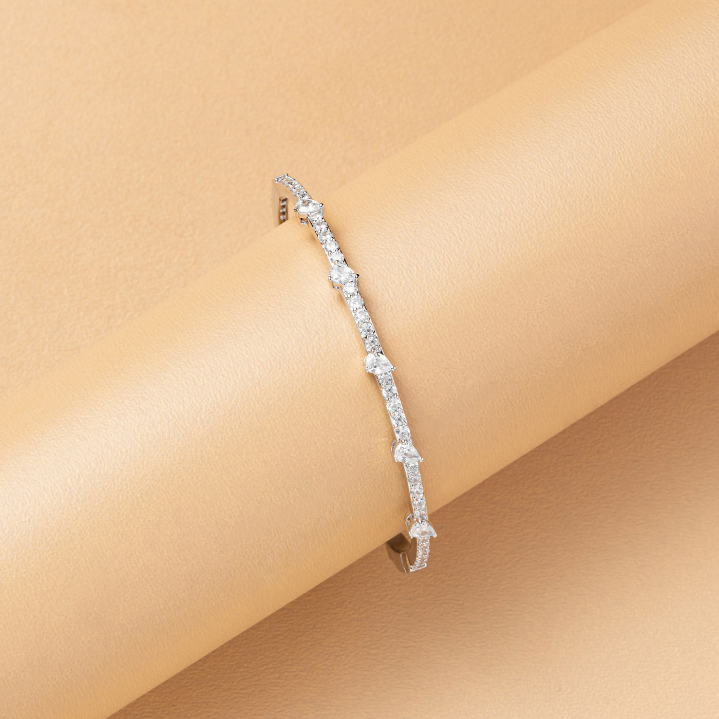 Pear Cut Solitaire Bracelet