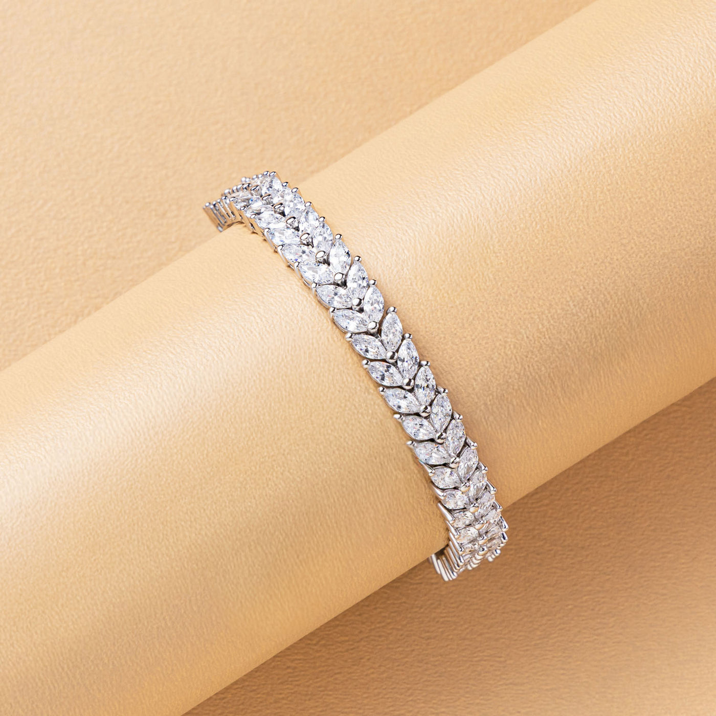 Duo Marquise Tennis Bracelet