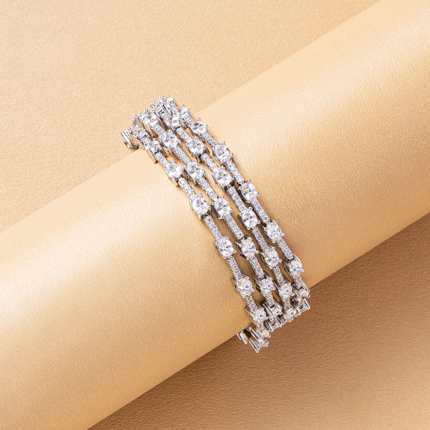 Layered Tennis Bracelet