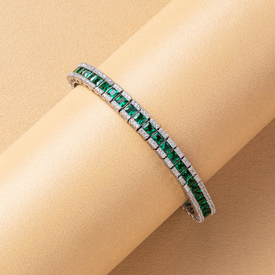 Classic Colourstone Tennis Bracelet
