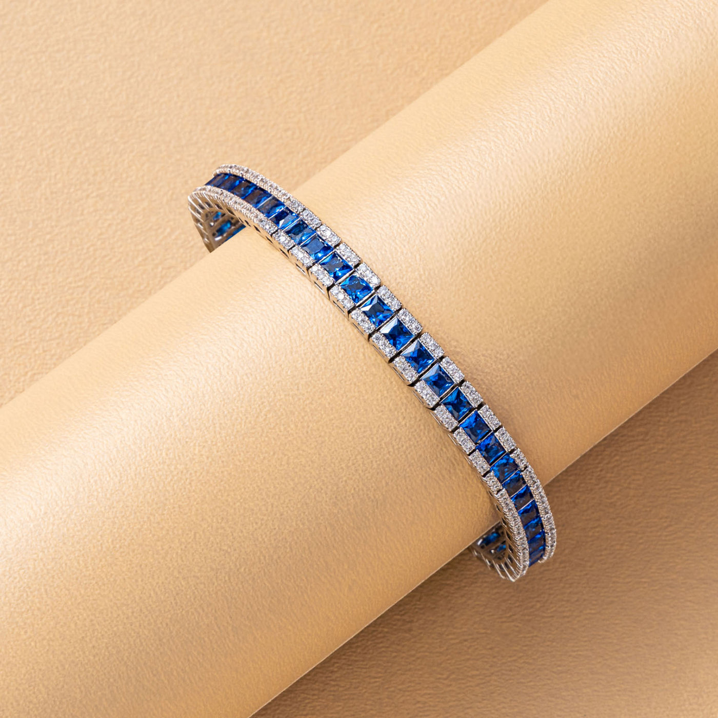 Classic Colourstone Tennis Bracelet