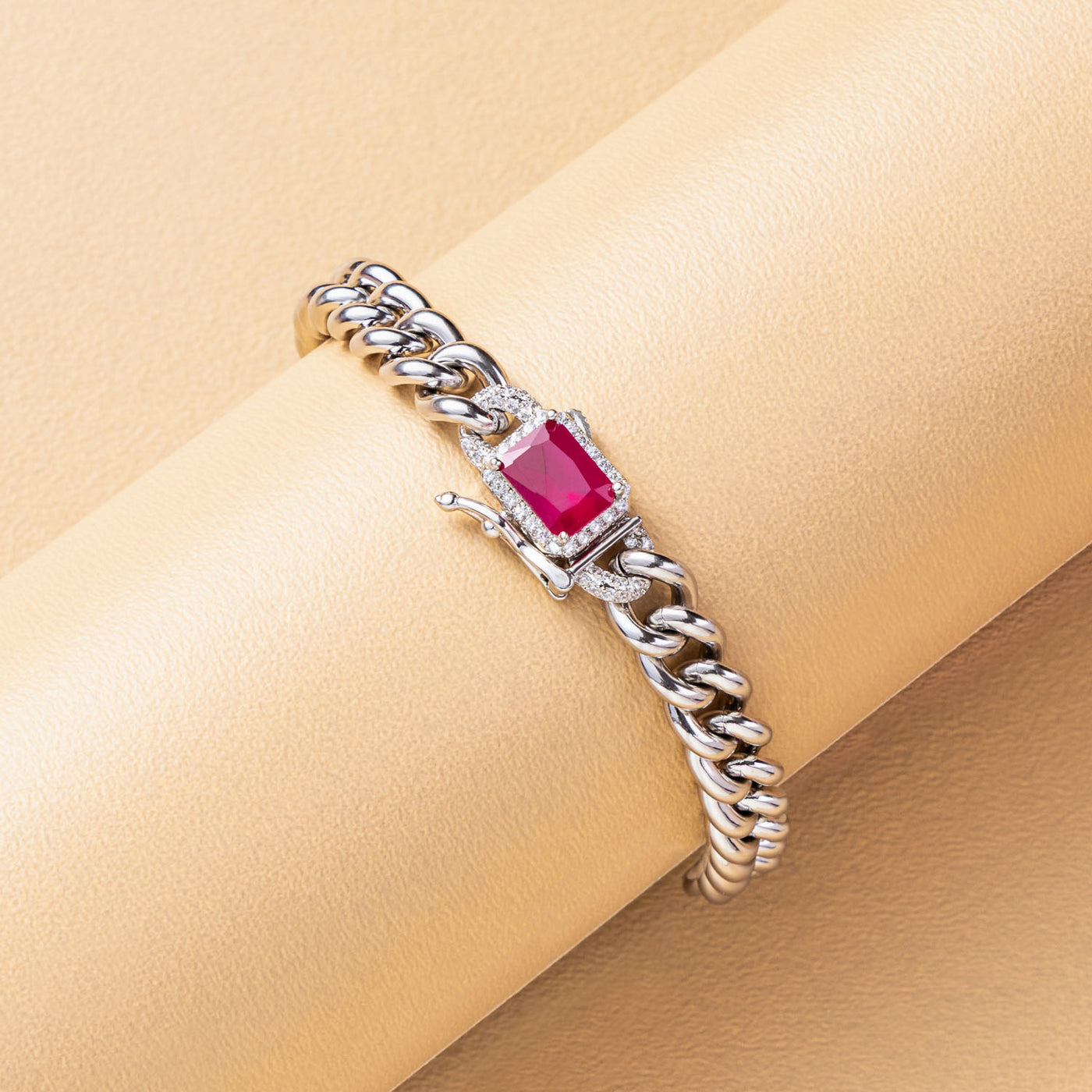 Colourstone Chain Bracelet