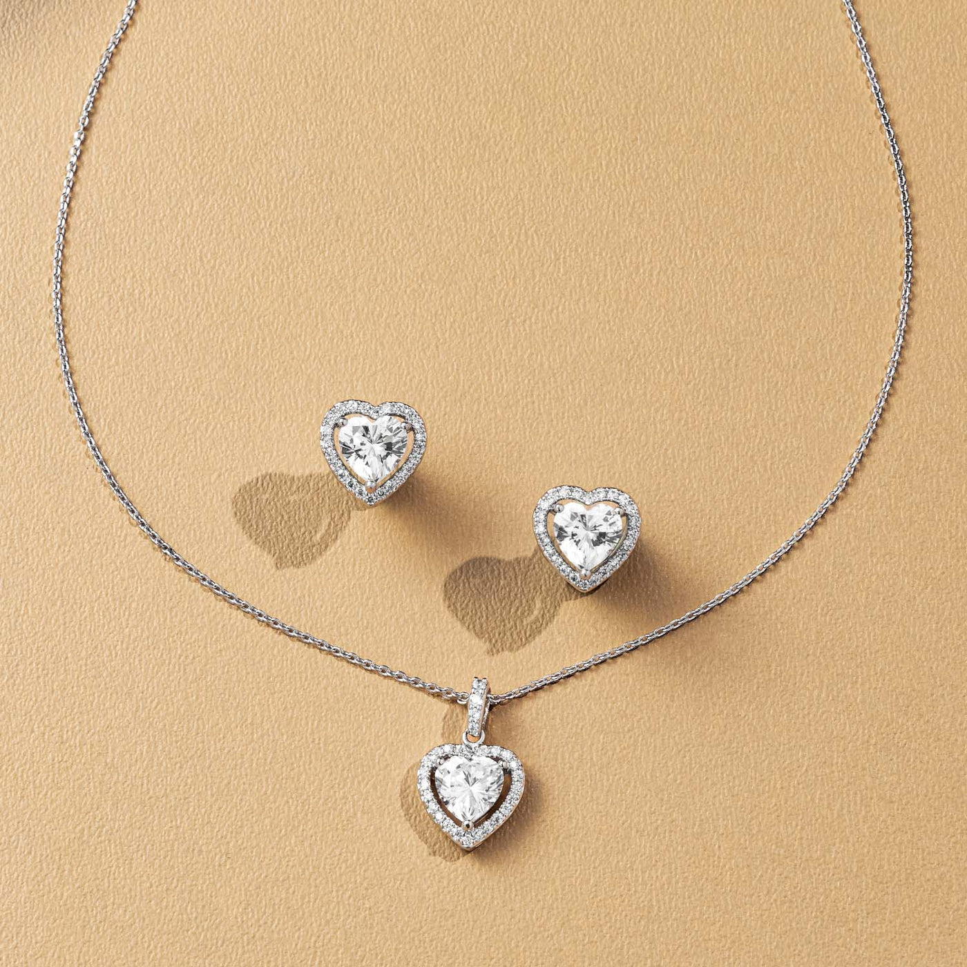 Eternal Heart Pendant Set