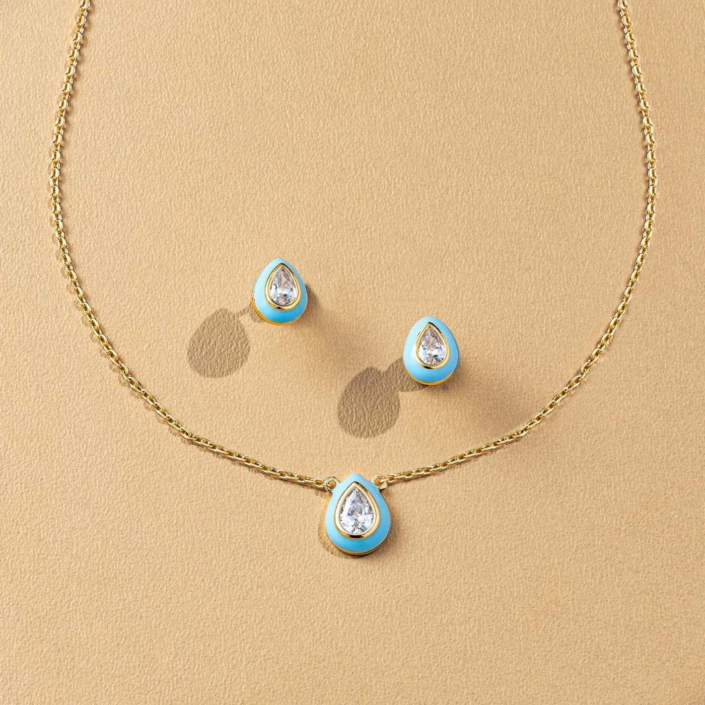 Enamel Pendant Set